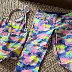 Victoria's Secret Multicolor woman leggings and matching top